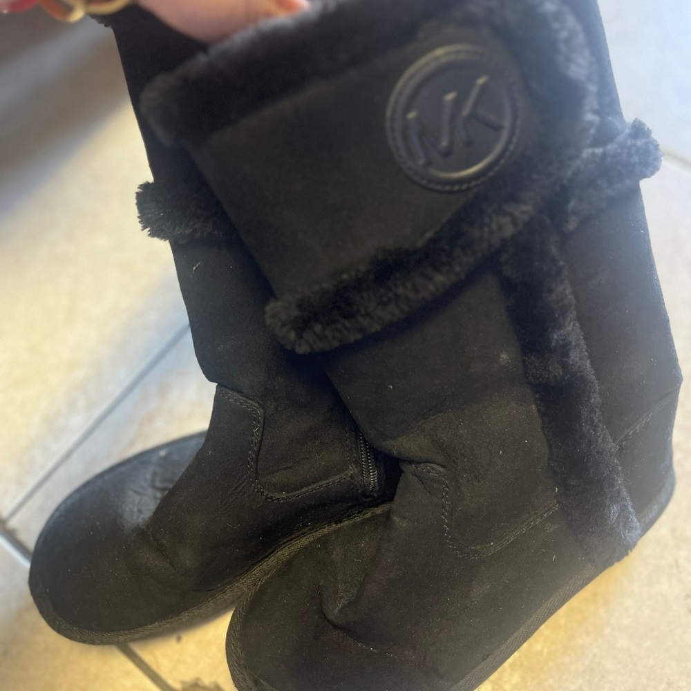 Kids Black Boots